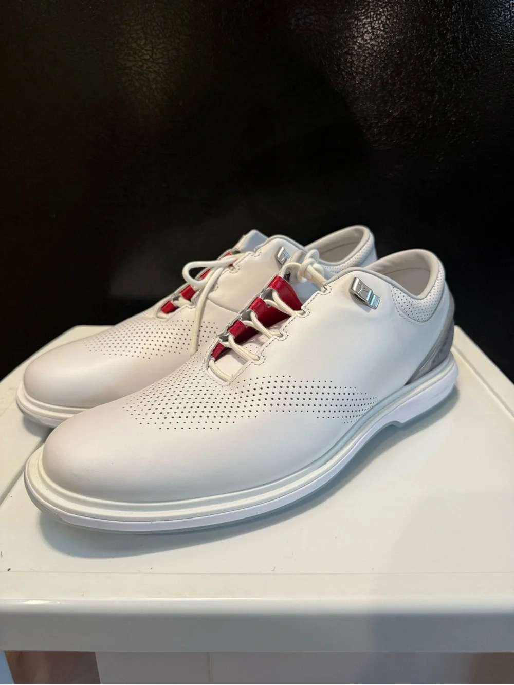 Air Jordan ADG 4 Pure Platinum White Cement Mens Golf Shoes Size 11.5 DM0103-105